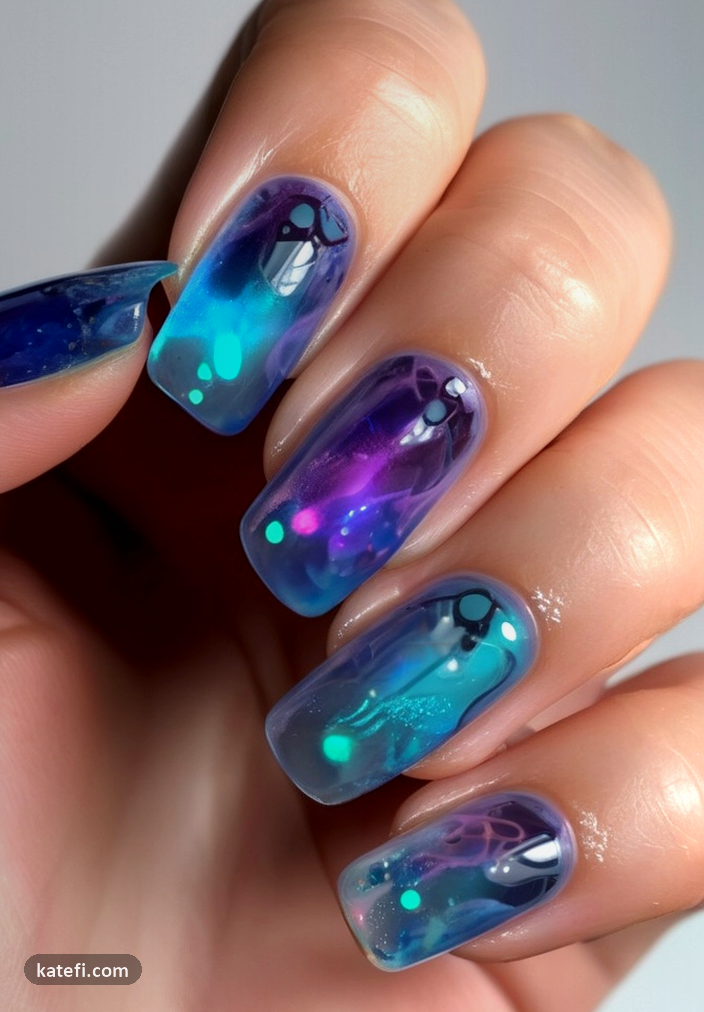 Trendy soft glam nails for the modern woman