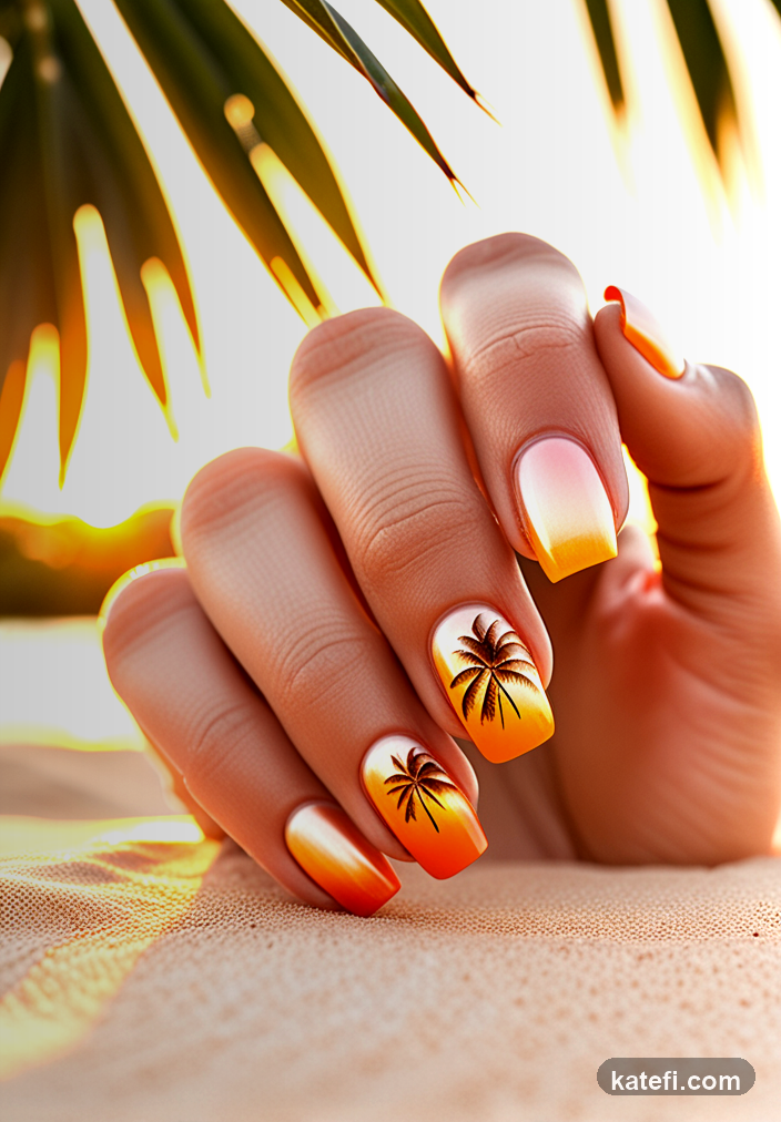 Unique soft glam nails for those who love subtle elegance