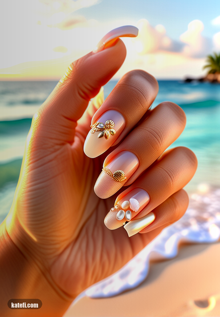 Vacation-ready nails that are easy to maintain