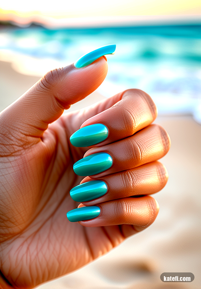 Velvet-textured nails for a chic, understated elegance