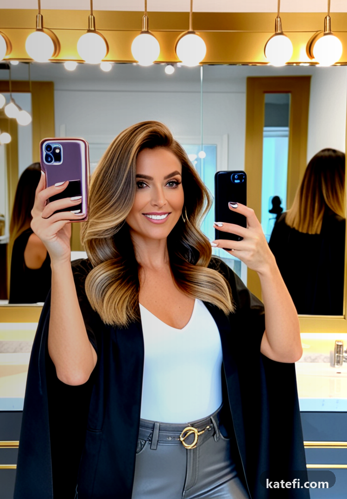 Vibrant honey blonde shades for a sunny glow