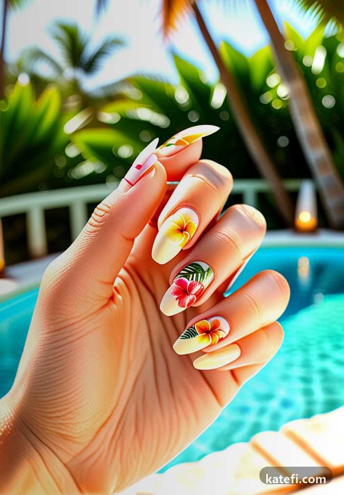 Wedding nails that harmonize with your dress