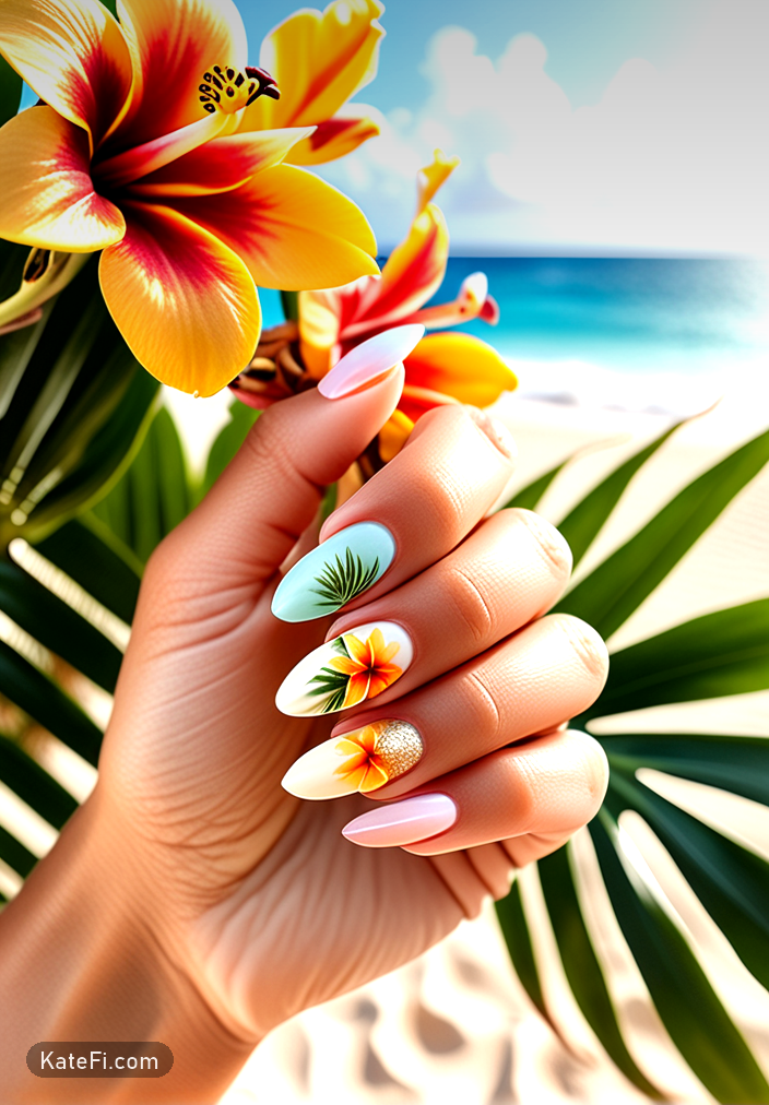 Weekend getaway nails: soft shades and minimal designs