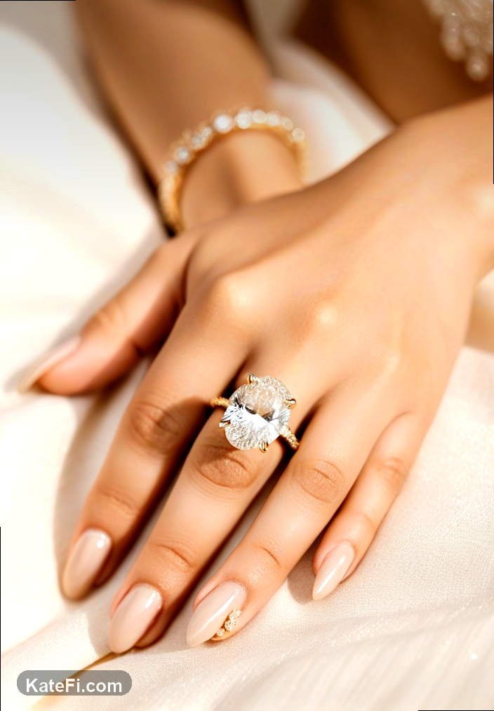 Weekend wedding nails: romantic yet practical designs