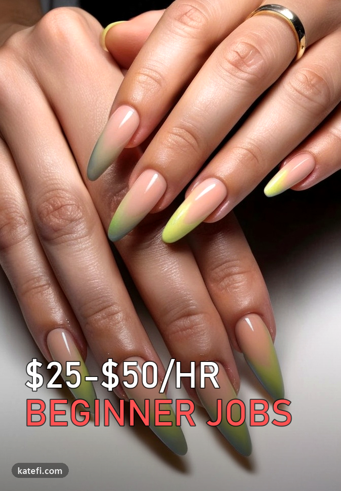 Work-ready milky nails that keep it polished and professional